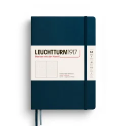 Leuchtturm1917 Notizbuch Medium A5 Hardcover Deep Sea Dotted- Schreibwaren