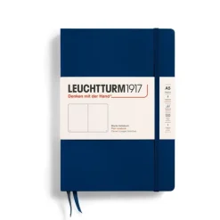 Leuchtturm1917 Notizbuch Medium A5 Hardcover Marine Blanko- Schreibwaren