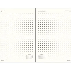 Leuchtturm1917 Tageskalender 2026 Dotted Medium A5 Hardcover Rising Sun- Schreibwaren