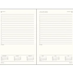 Leuchtturm1917 Tageskalender 2026 Medium A5 Hardcover Forest Green- Schreibwaren