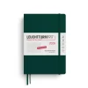 Leuchtturm1917 Tageskalender 2026 Dotted Medium A5 Hardcover Forest Green- Schreibwaren