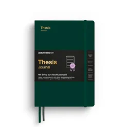 Leuchtturm1917 Thesis Journal Hardcover A5 Forest Green- Bücher