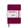 Leuchtturm1917 Wochenkalender 2026 & Notizbuch Medium A5 Hardcover Port Red- Schreibwaren