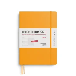 Leuchtturm1917 Wochenkalender 2026 Composition B5 Hardcover Rising Sun- Schreibwaren