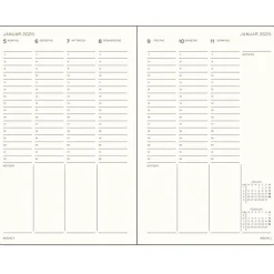 Leuchtturm1917 Wochenplaner 2026 Composition B5 Hardcover Schwarz- Schreibwaren