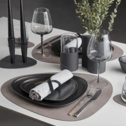 Lind DNA Tischset Curve L Nupo Nomad Grey- Tischsets