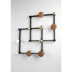 LoCa X-Tend Garderobenleiste Walnuss- Garderoben