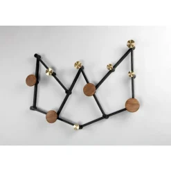 LoCa X-Tend Garderobenleiste Walnuss- Garderoben