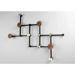 LoCa X-Tend Garderobenleiste Walnuss- Garderoben