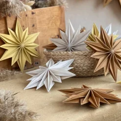 Lovi Dekor-Stern Braun 15 cm- Figuren & Objekte