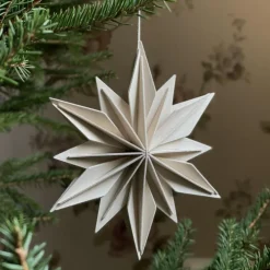 Lovi Dekor-Stern Naturfarben 15 cm- Figuren & Objekte