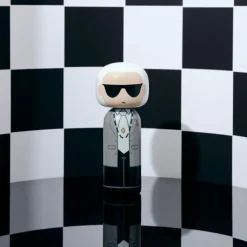 Lucie Kaas Sketch.Inc Kokeshi Doll Karl Grau Limited Edition- Figuren & Objekte