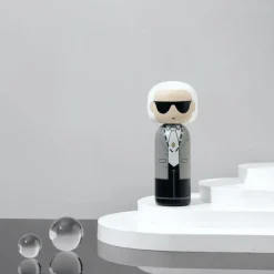 Lucie Kaas Sketch.Inc Kokeshi Doll Karl Grau Limited Edition- Figuren & Objekte