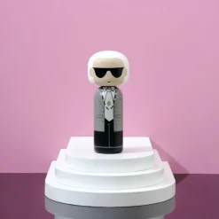 Lucie Kaas Sketch.Inc Kokeshi Doll Karl Grau Limited Edition- Figuren & Objekte