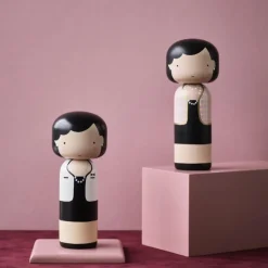 Lucie Kaas Sketch.Inc Kokeshi Doll Coco in Pink- Figuren & Objekte