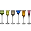Lyngby Glas Coloured Schnapsglas 6er Set- Spirituosengläser