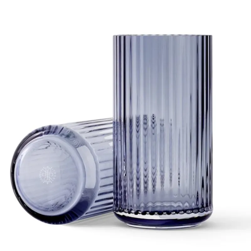 Lyngby Vase Glas Blau 31 cm- Vasen