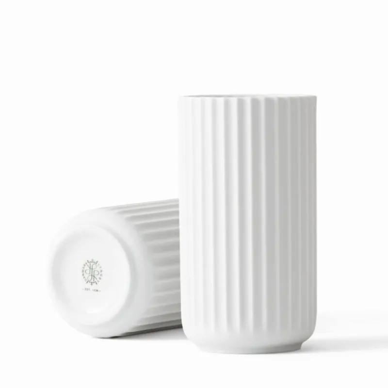 Lyngby Vase White 15 cm- Vasen