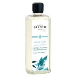 Maison Berger Paris Maison Berger Aroma Happy Aquatische Frische 1 Liter- Nachfüller & Stäbchen