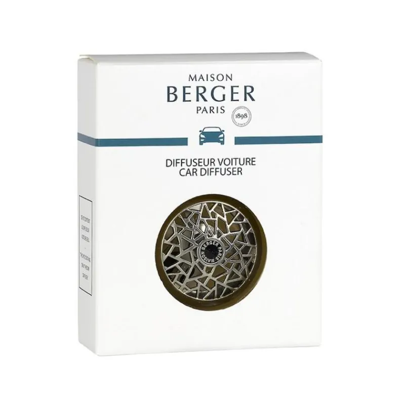 Maison Berger Paris Maison Berger Autoduft Halter Graphic Nickel Matt- Schrank- & Autodüfte