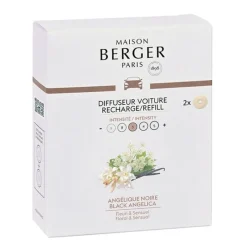 Maison Berger Paris Maison Berger Autoduft Nachfüller Black Angelica- Nachfüller & Stäbchen
