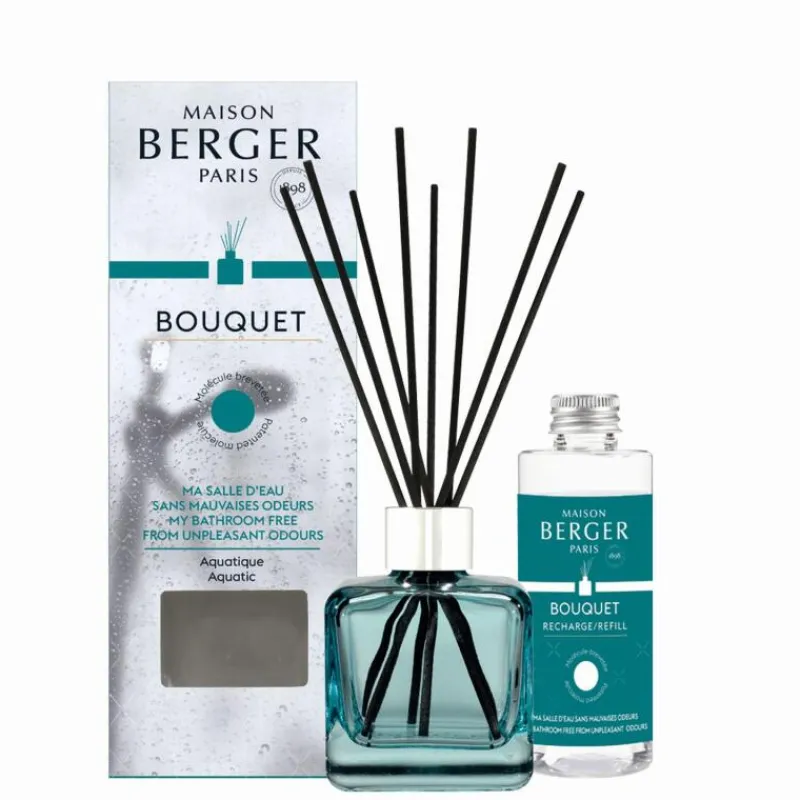Maison Berger Paris Maison Berger Bouquet mit Nachfüller Mein Badezimmer ohne unangenehme Gerüche 100 ml- Diffuser