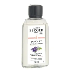 Maison Berger Paris Maison Berger Bouquet Nachfüller Blühende Lavendelfelder 200 ml- Nachfüller & Stäbchen