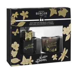 Maison Berger Paris Maison Berger Geschenkset Duo Bouquet und Kerze Lolita Lempicka Black- Duftkerzen|Diffuser