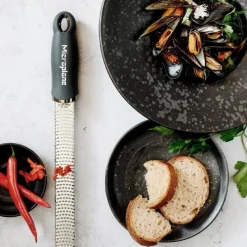 Microplane Premium Zester/Reibe Anthrazitgrau- Küchenhelfer