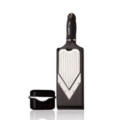 Microplane V-Hobel mit Julienne Einsatz- Küchenhelfer