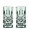 Nachtmann Noblesse Longdrinkglas Mint 2er Set- Spirituosengläser