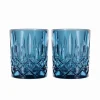 Nachtmann Noblesse Whiskybecher Vintage Blue 2er Set- Spirituosengläser