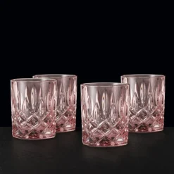 Nachtmann Noblesse Whiskybecher Peach 4er Set- Spirituosengläser