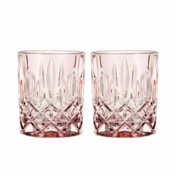 Nachtmann Noblesse Whiskybecher Rosé 2er Set- Spirituosengläser