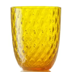 NasonMoretti Idra Wasserglas Gelb Balloton- Wassergläser