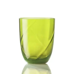 NasonMoretti Idra Wasserglas Limongrün Lente- Wassergläser