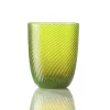 NasonMoretti Idra Wasserglas Limongrün Rigadin Ritorto- Wassergläser