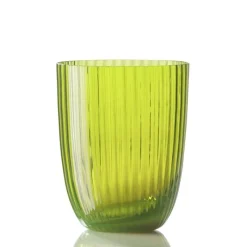NasonMoretti Idra Wasserglas Limongrün Sortierung- Wassergläser
