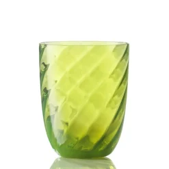 NasonMoretti Idra Wasserglas Limongrün Sortierung- Wassergläser