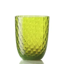 NasonMoretti Idra Wasserglas Limongrün Sortierung- Wassergläser