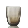 NasonMoretti Idra Wasserglas Braun Rigadin- Wassergläser