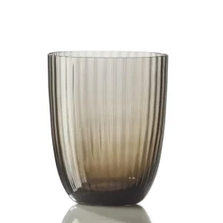 NasonMoretti Idra Wasserglas Braun Rigadin- Wassergläser