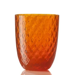 NasonMoretti Idra Wasserglas Orange Balloton- Wassergläser