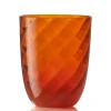 NasonMoretti Idra Wasserglas Orange Ottico Torse- Wassergläser