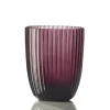 NasonMoretti Idra Wasserglas Violett Rigadin- Wassergläser