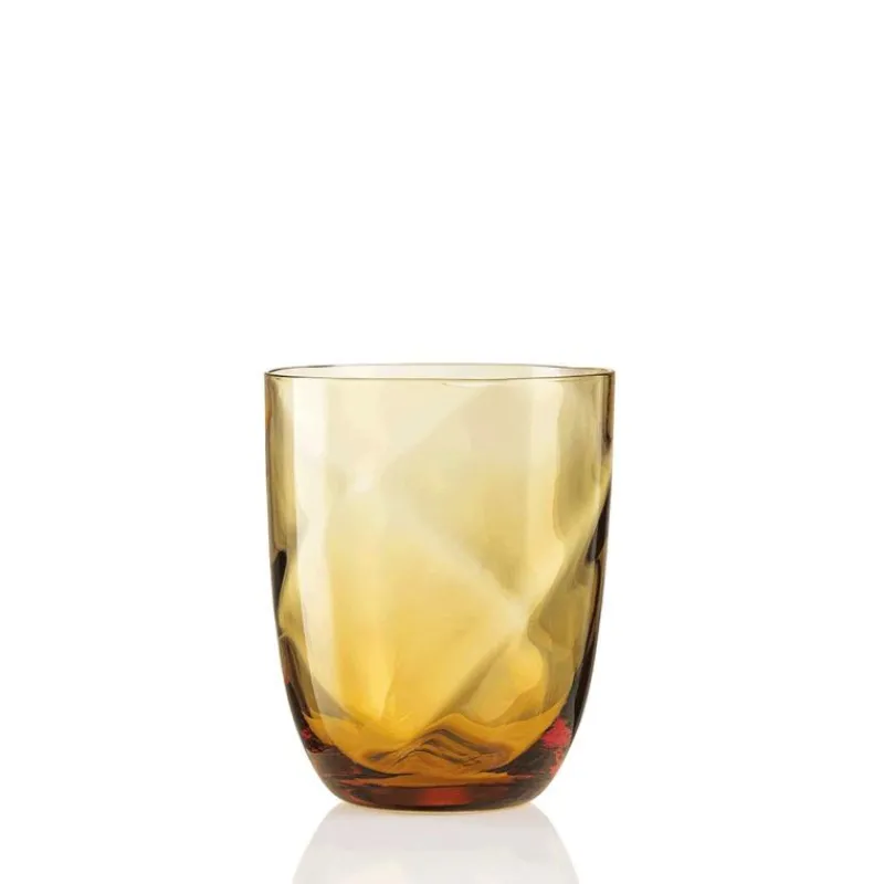 NasonMoretti Idra Wasserglas Amber Lente- Wassergläser