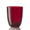 NasonMoretti Idra Wasserglas Rot Lente- Wassergläser