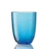 NasonMoretti Idra Wasserglas Aquamarin Rigadin Ritorto- Wassergläser