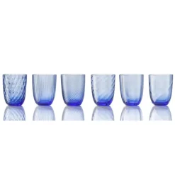 NasonMoretti Idra Wasserglas Hellblau Balloton- Wassergläser