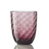 NasonMoretti Idra Wasserglas Violett Ottico Torse- Wassergläser